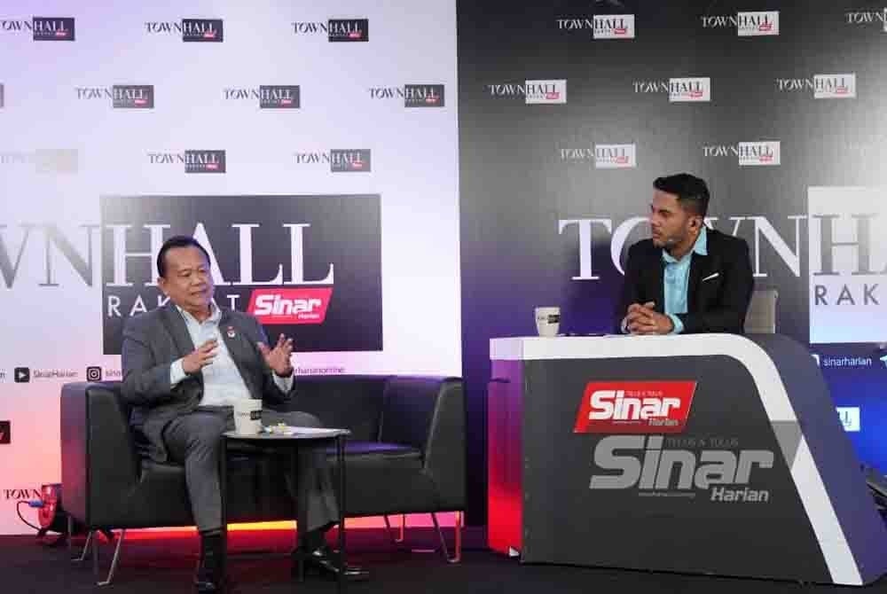 Nanta ketika sesi Town Hall Rakyat bersama di Auditorium Kumpulan Karangkraf pada Rabu. - Foto SINAR HARIAN/ROSLI TALIB