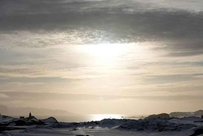 Salji meliputi Pulau King George, Antartika. - Foto: AP
