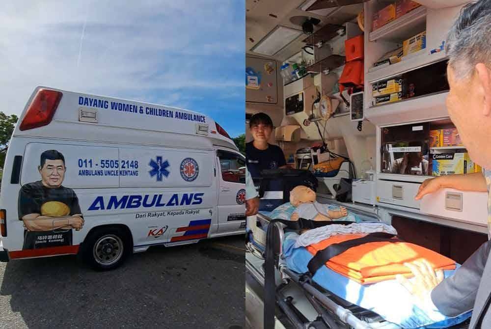 Ambulan khusus untuk wanita dan kanak-kanak turut dilancarkan bagi keselesaan golongan itu.