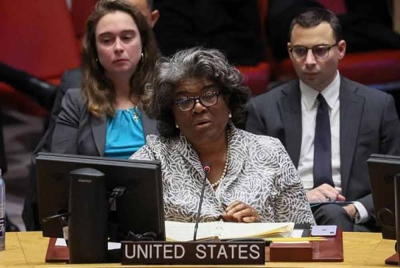 Jelas Linda Thomas, lanjutan gencatan kini terletak di tangan Hamas. - Foto Reuters