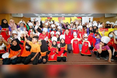 Bengkel ‘Tambah Sihat Bersama Ayam Brand’ telah disertai 398 kanak-kanak daripada pelbagai persatuan.