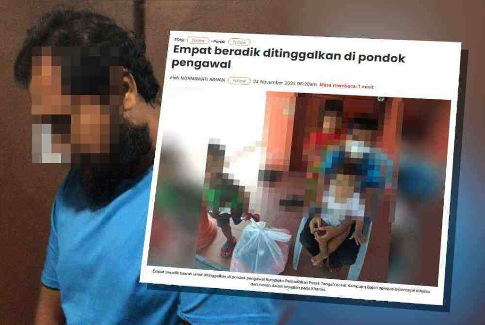 Mengikut pertuduhan, tertuduh didakwa melakukan pengabaian terhadap tiga anak lelakinya berusia 11 tahun, tiga tahun dan 10 bulan serta anak perempuannya berusia enam tahun. Sebelum ini Sinar Harian melaporkan, empat beradik termasuk seorang bayi berusia 10 bulan ditinggalkan di hadapan pondok pengawal Kompleks Pentadbiran Perak Tengah dekat Kampung Gajah di sini.