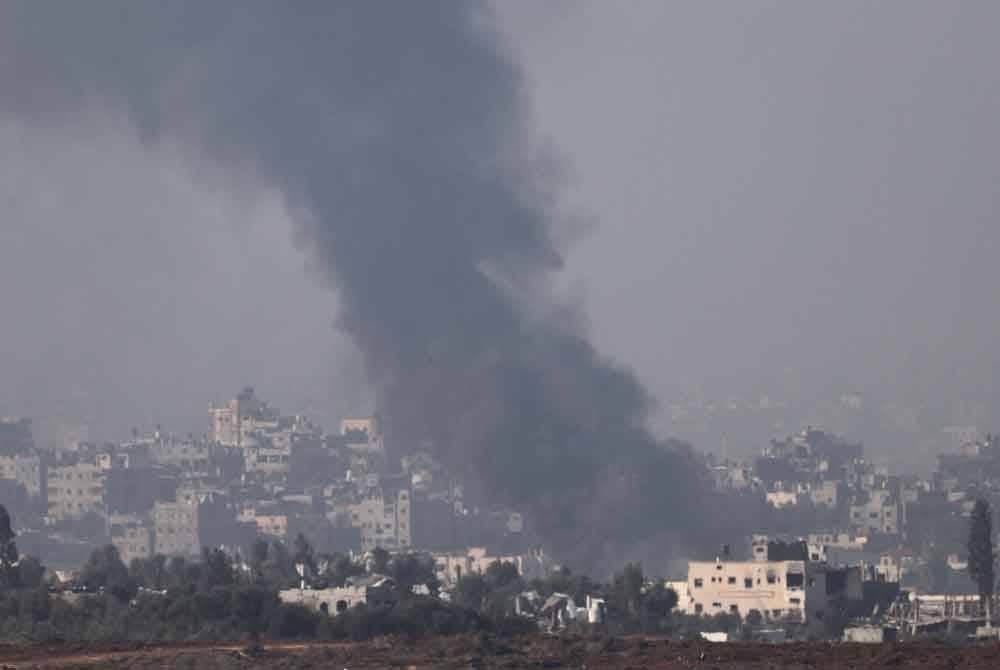 Serangan udara Israel di Semenanjung Gaza. Foto: AFP
