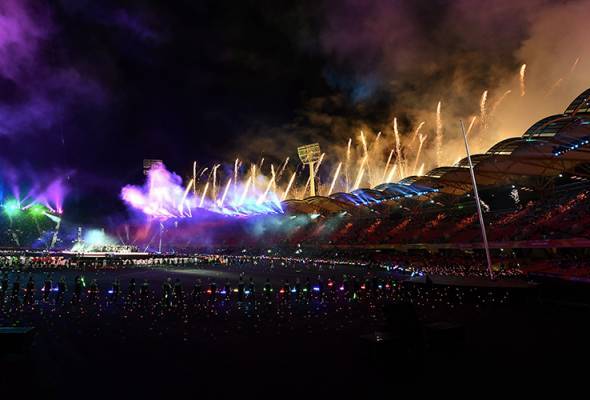 Gambar fail menunjukkan majlis penutup Sukan Komanwel 2018 di Gold Coast, Australia. - Foto: Bernama