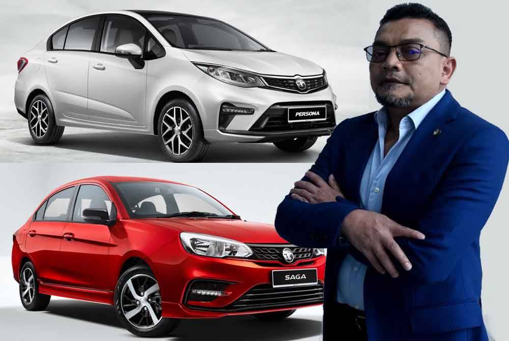 Model Proton Saga, Iriz, Persona, Exora mencatatkan pertumbuhan yang memberangsangkan iaitu sebanyak 34.3 peratus berbanding jumlah jualan tahunan 2022. Gambar kanan: Roslan