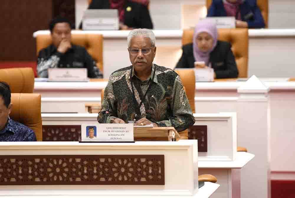 Sivanesan ketika sesi soalan lisan dalam Persidangan Dewan Undangan Negeri (DUN) Perak pada Khamis.