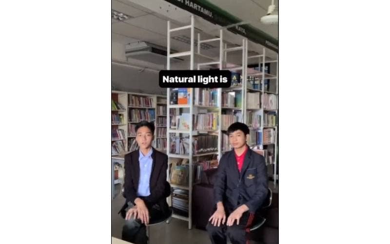 Penyertaan pelajar Sekolah Menengah Kebangsaan Saujana Utama, Selangor.