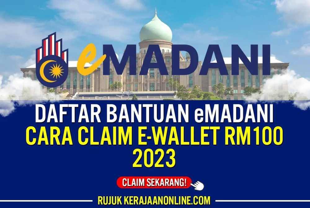 Rayuan individu yang layak menerima kredit RM100 eMadani wajar dilakukan segera.