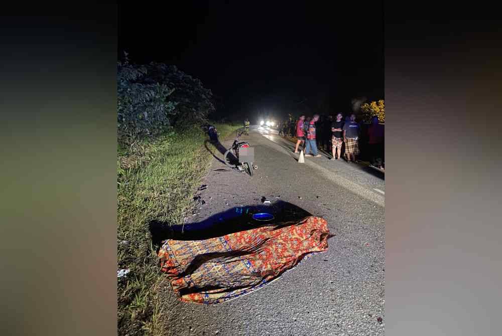 Dua penunggang motosikal maut dalam kemalangan di KM27 Jalan Gua Musang-Limau Kasturi pada Sabtu.