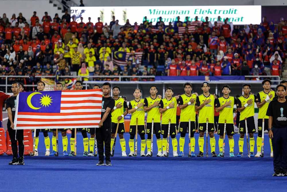 Skuad Young Tigers kini mengintau peluang mengakhiri di tangga kesembilan Kejohanan Hoki Piala Dunia Remaja Lelaki 2023 selepas gagal layak ke peringkat suku akhir. - Foto Bernama