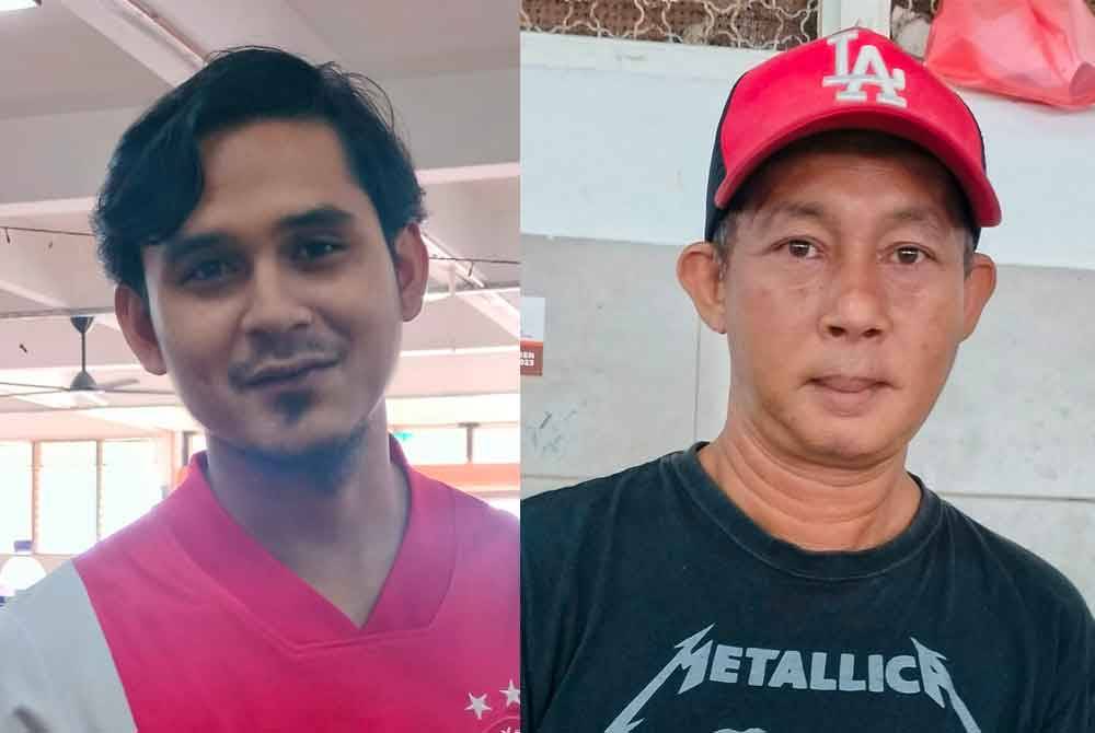 Khamarul Zaman (kiri) dan Anuar.