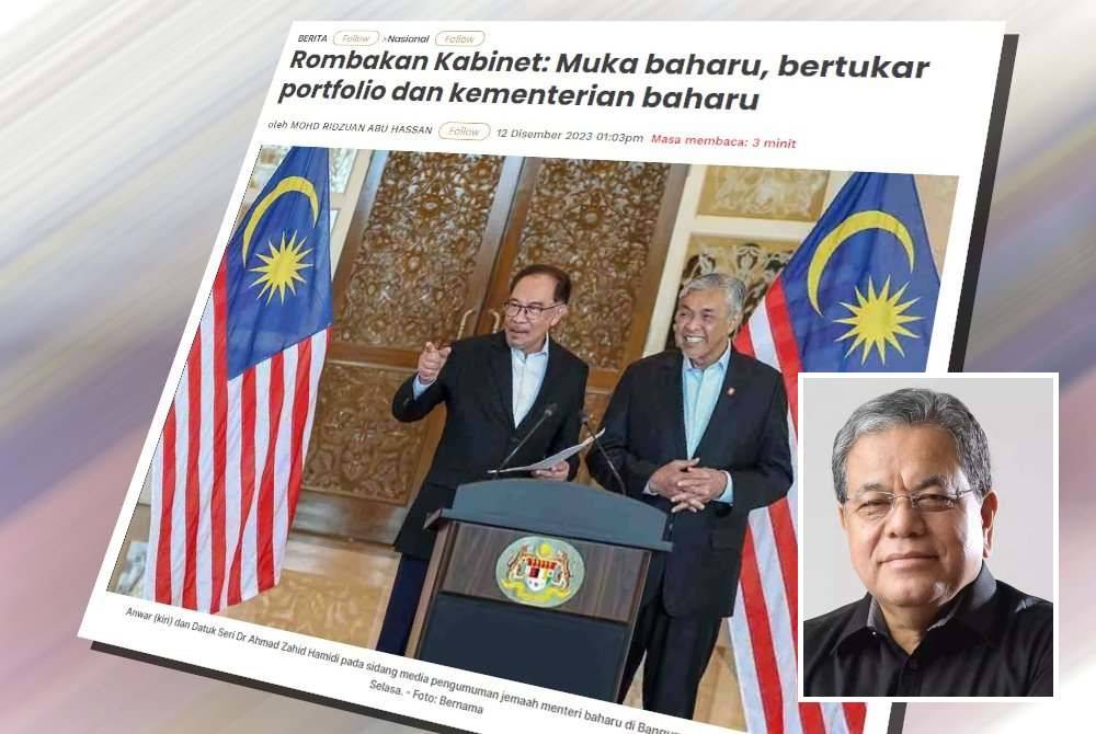 Laporan Sinar Harian pada Selasa. (Gambar kecil: Johan)