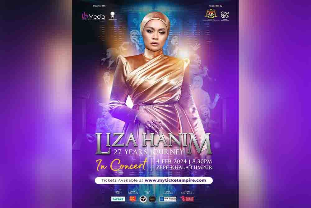 Liza bakal berkongsi perjalanan 27 tahun dalam dunia seni pada konsert sulungnya Februari depan.