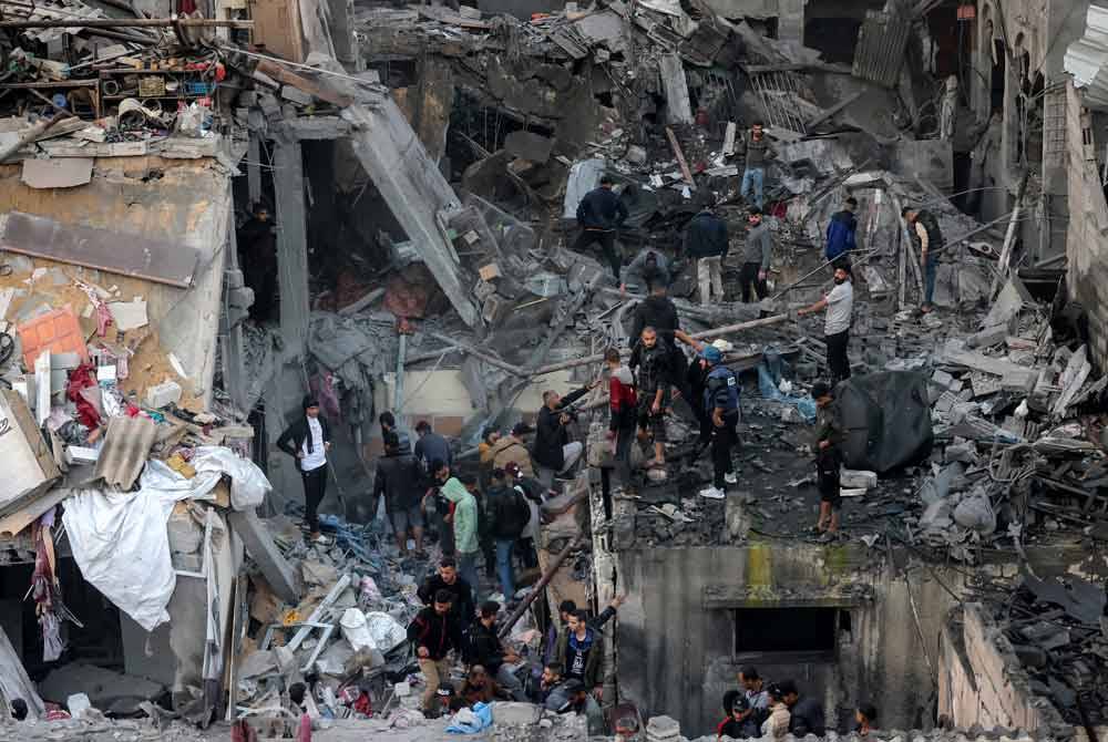 Kempen pengeboman sengit terus dilancarkan di kawasan penempatan penduduk di Rafah.