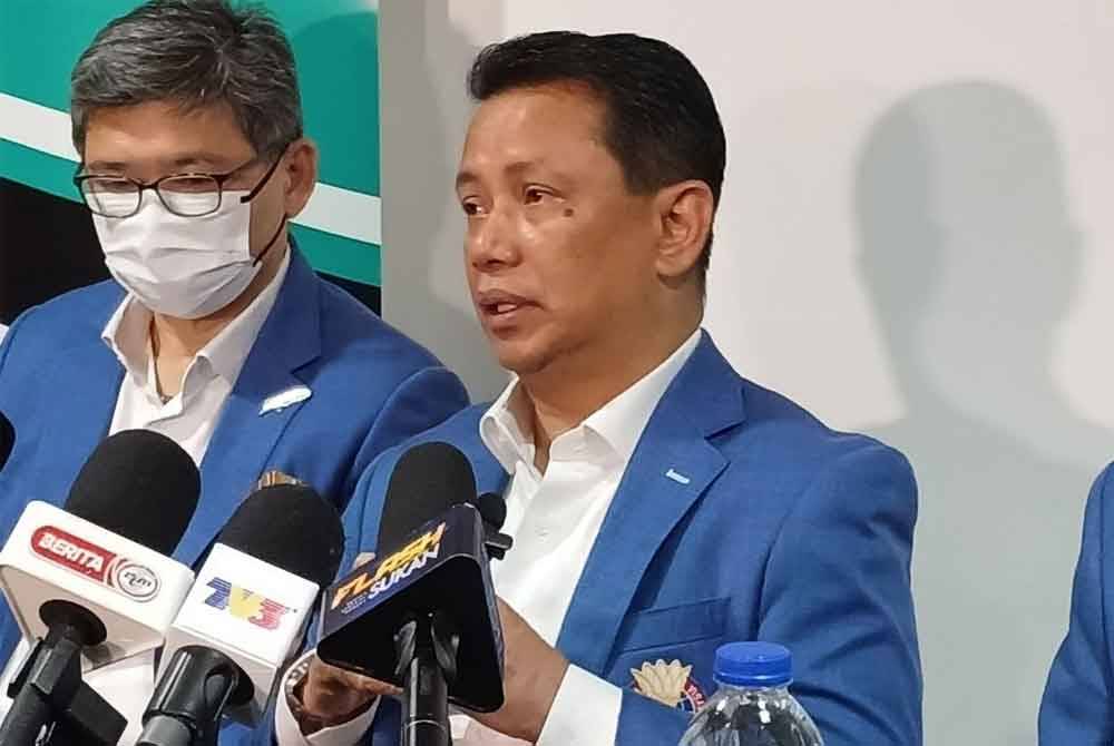 Mohamad Norza pada sidang akhbar di ABM, Bukit Kiara sebentar tadi.
