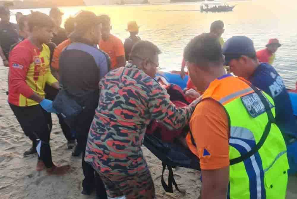 Operasi mencari dan menyelamat mangsa disertai pelbagai agensi ditamatkan pada jam 7.05 petang, Sabtu.