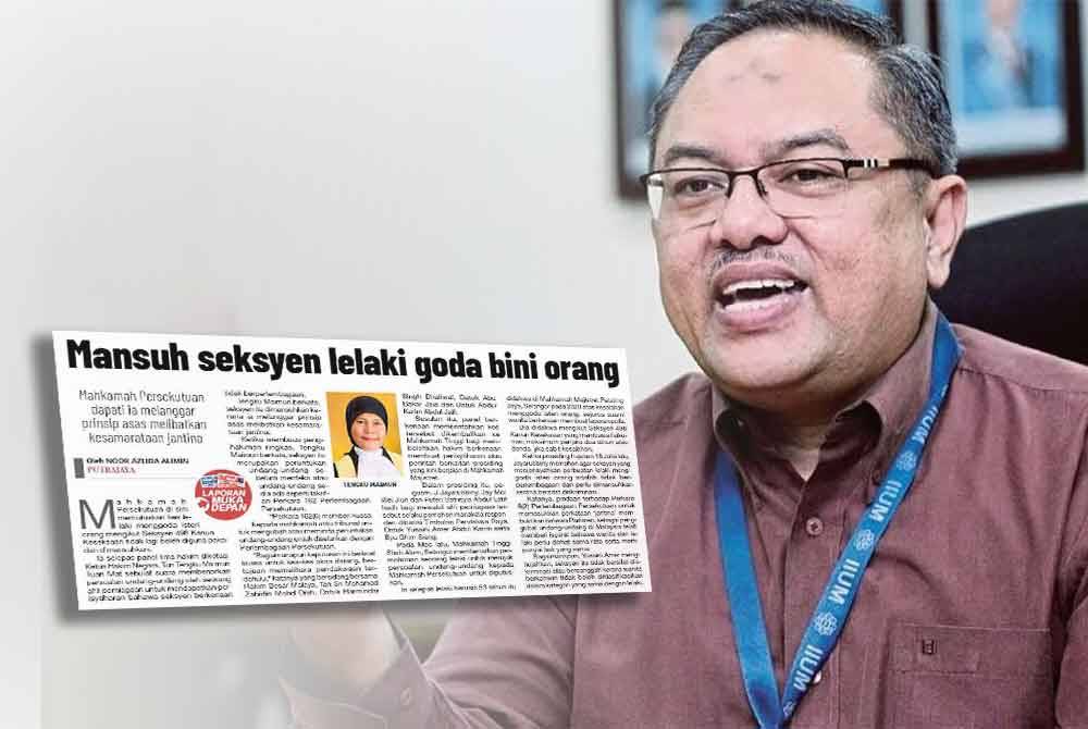 Laporan Sinar Harian pada Sabtu (kiri), Nik Ahmad Kamal.