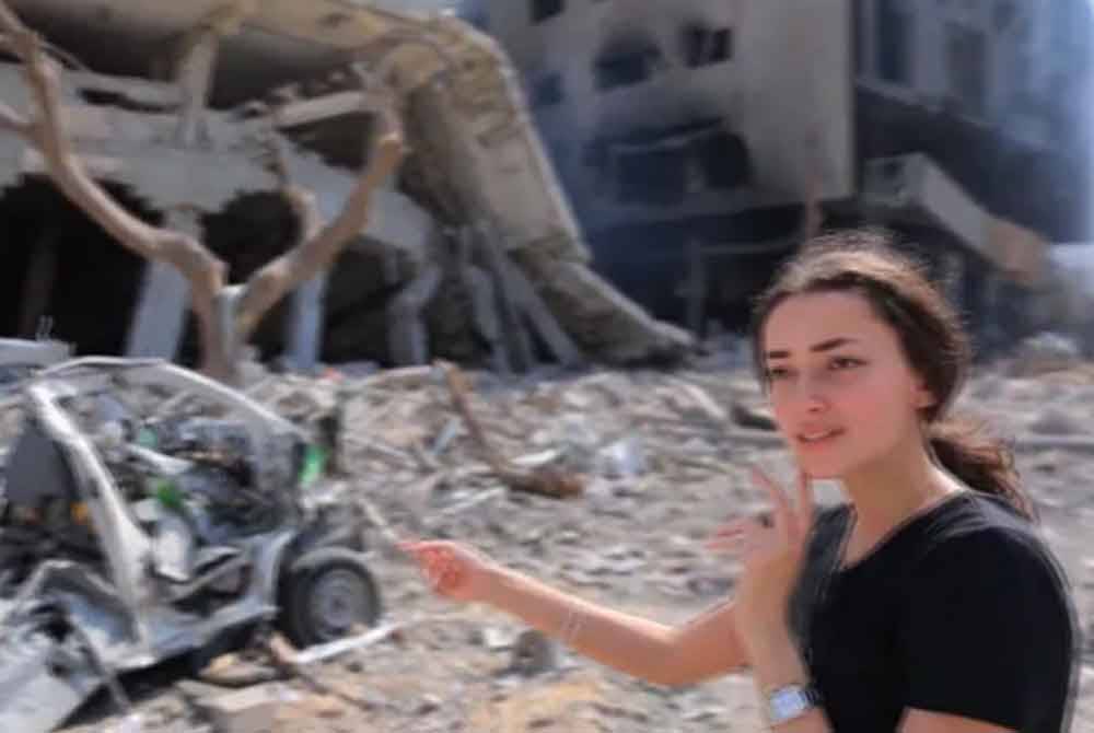 Plestia sentiasa berkongsi tentang situasi di Gaza ketika fasa awal konflik tersebut.