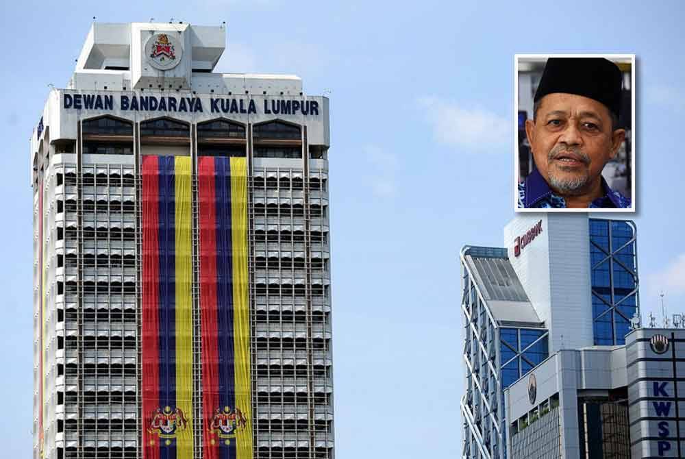 Shahidan (gambar kecil) cabar kerajaan pindahkan dahulu orang Melayu ke kawasan bandar beramai-ramai sebelum laksana pilihan raya PBT.