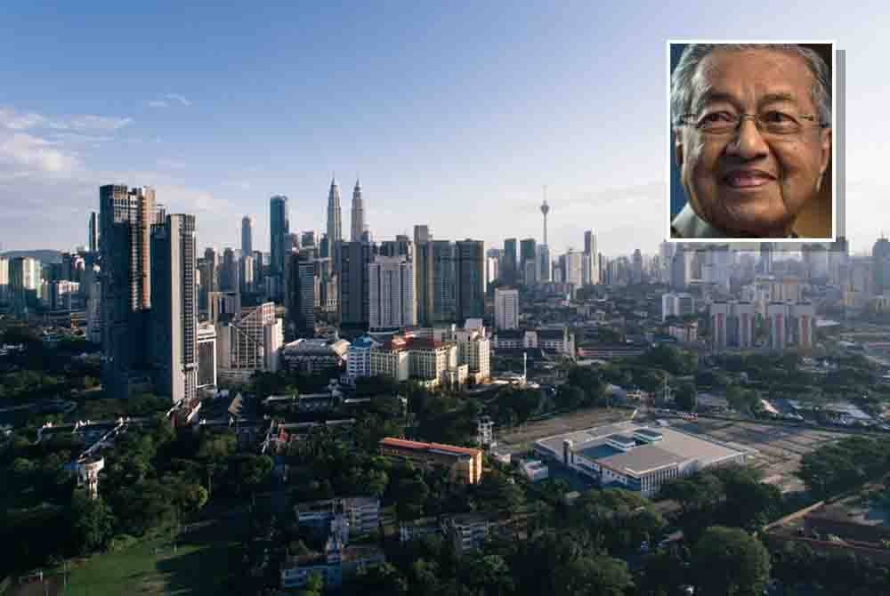 Harga tanah akan meningkat sepanjang masa dan akan bernilai lebih tinggi pada masa hadapan terutamanya di kawasan bandar. - Gambar hiasan. Gambar kecil: Tun Dr Mahathir