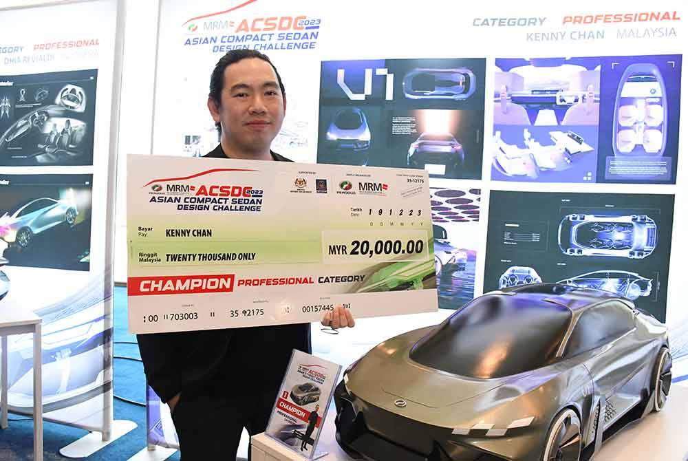 Peserta dari Malaysia, Kenny Chan merangkul tempat pertama bagi kategori profesional dengan membawa pulang wang tunai RM20,000 dan sijil penyertaan.