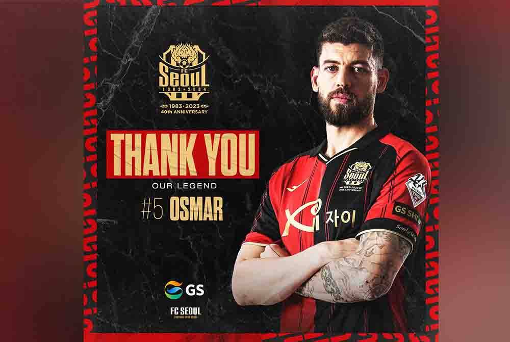 FC Seoul mengesahkan tidak lagi melanjutkan kontrak Barba yang telah sembilan tahun bersama kelab Korea Selatan itu.
