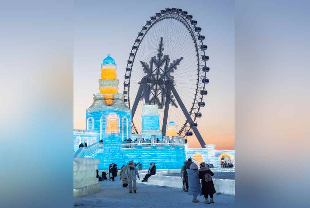 Festival Arca Ais dan Dunia Salji Antarabangsa Sun Island Harbin memasuki edisi kali ke-39 pada tahun ini. Foto: XINHUA