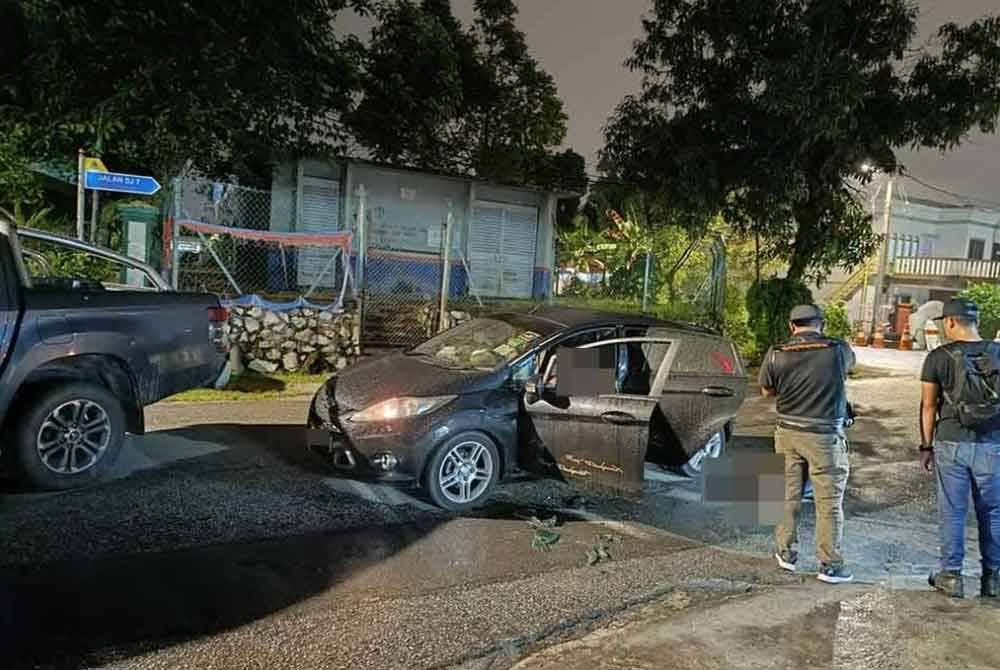 Keadaan di lokasi kejadian di Selayang. - Foto ihsan pembaca