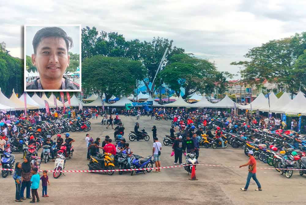 Dijangka 10,000 peserta dengan pelbagai jenis jentera motosikal menyertai karnival dua hari yang berlangsung di Dataran Temerloh bermula Sabtu. Gambar kecil: Syafrein Effendi