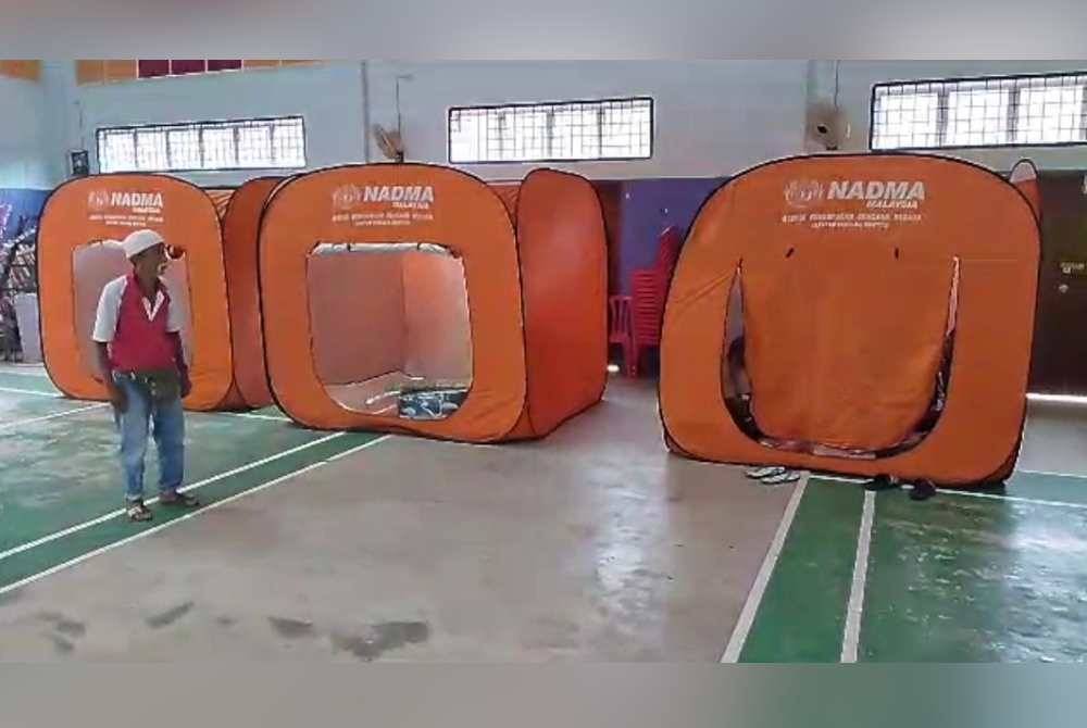 Keadaan salah sebuah di PPS di daerah Raub. - Foto Ihsan APM