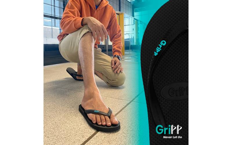 Selipar getah Gripp merupakan inisiatif baharu daripada pengasas jenama selipar ‘cap gajah’.