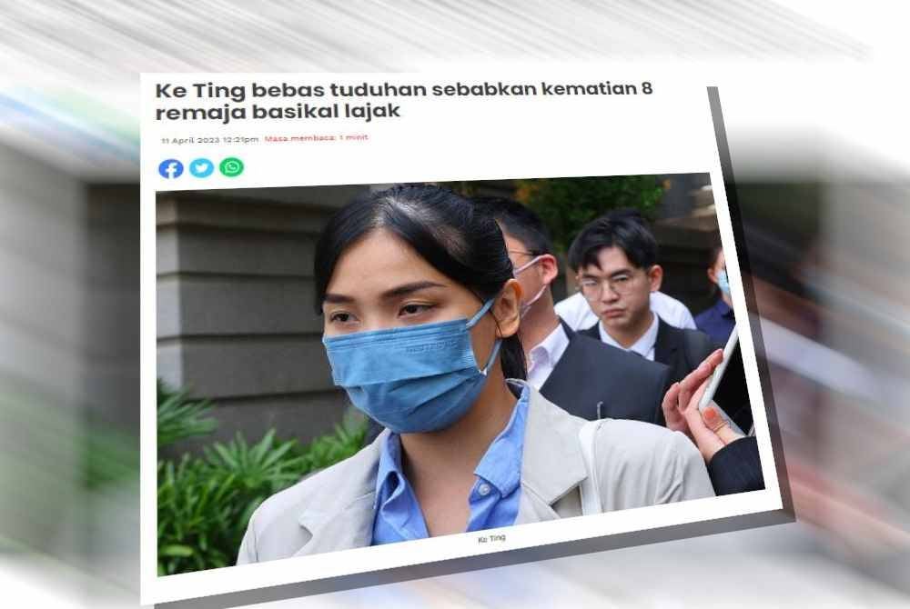 Mahkamah Rayuan di Putrajaya melepas dan membebaskan kerani, Sam Ke Ting atas kesalahan memandu secara melulu sehingga menyebabkan kematian lapan remaja yang menunggang basikal lajak pada 2017.