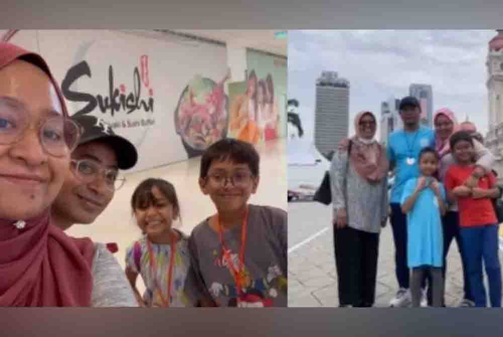 Percutian ke London adalah hajat terakhir Fiza bagi meraikan kedua anaknya, Riyadh Haziq,10 dan Raisya Hannah, 8.