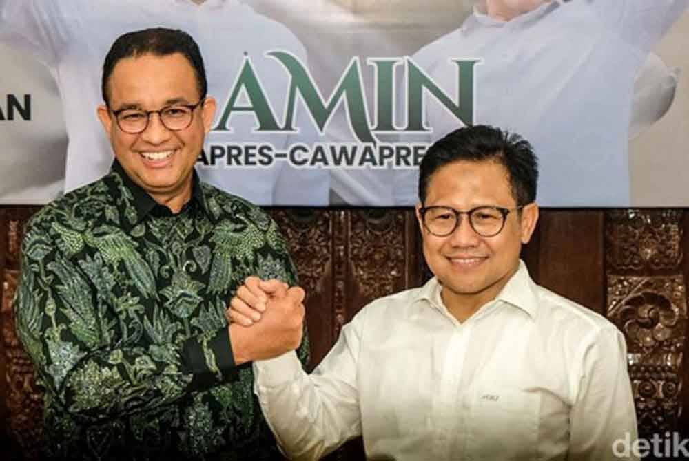 Anies (kiri) yang bergandingan dengan Muhaimin akur dengan proses undang-undang tersebut. - Foto: Agensi