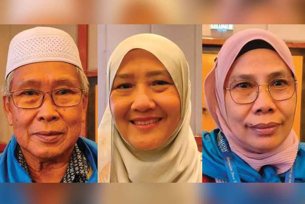 Gambar dari kiri: Abdul Manan, Ida Riswana, Kalsom