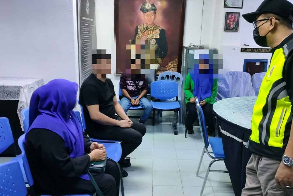 Antara pasangan dicekup sempena Op Ambang Tahun Baru 2024 di sekitar daerah Kuala Muda.