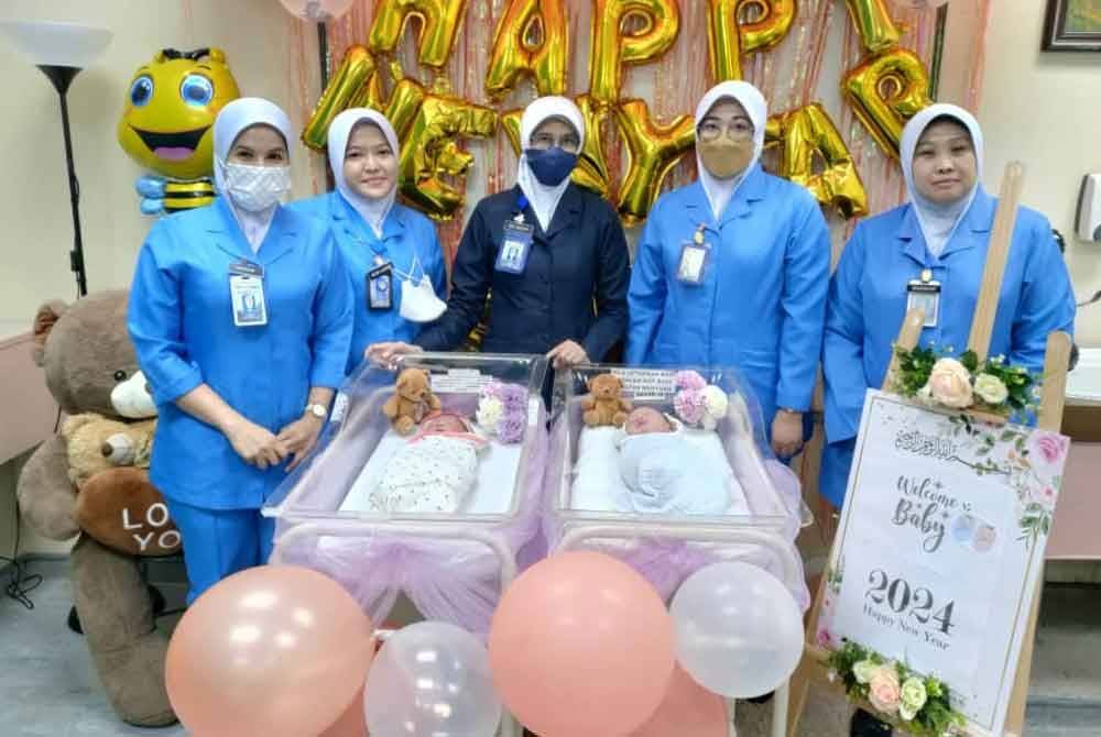 Pahang rekodkan kelahiran 13 bayi pada sambutan Tahun Baharu 2024. Foto: Ihsan Jabatan Kesihatan Pahang
