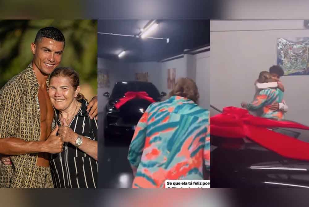 Ronaldo hadiahkan Porsche buat ibunya sempena hari lahir