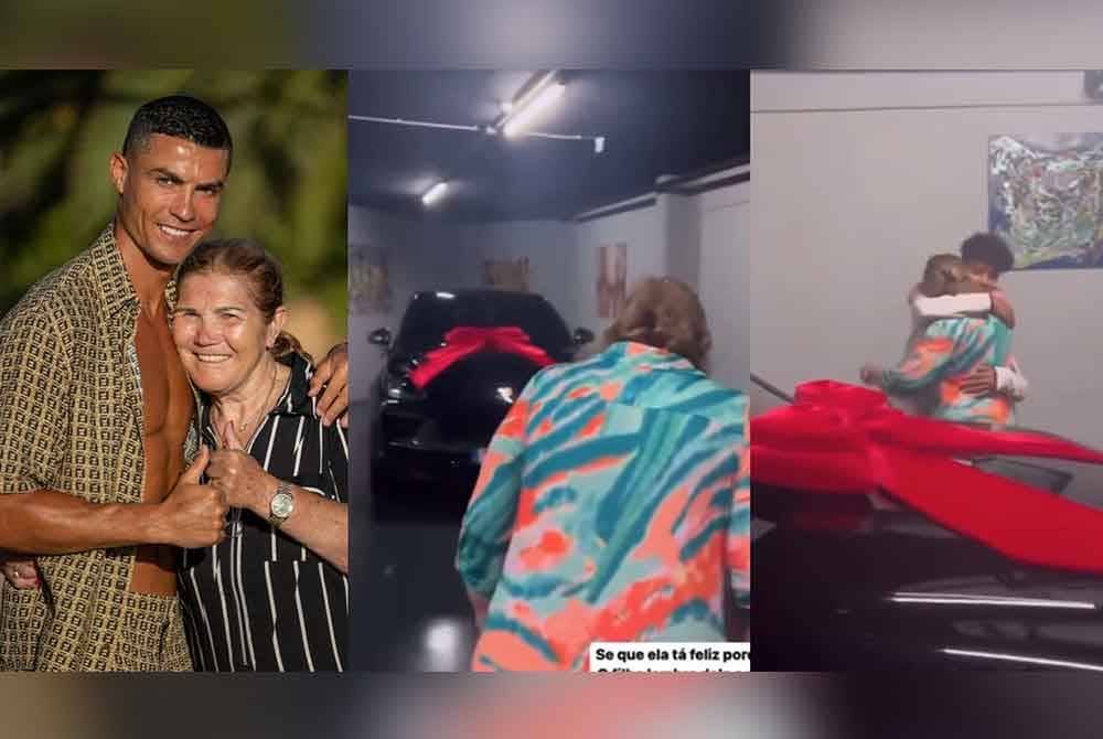 Ronaldo meraikan sambutan ulang tahun kelahiran ibunya di kampung halaman mereka di Madeira.