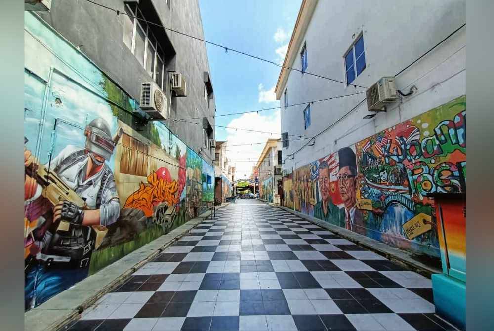 
Enam segmen utama diketengahkan sebagai konsep lukisan mural di Ceruq Seni Jitra.