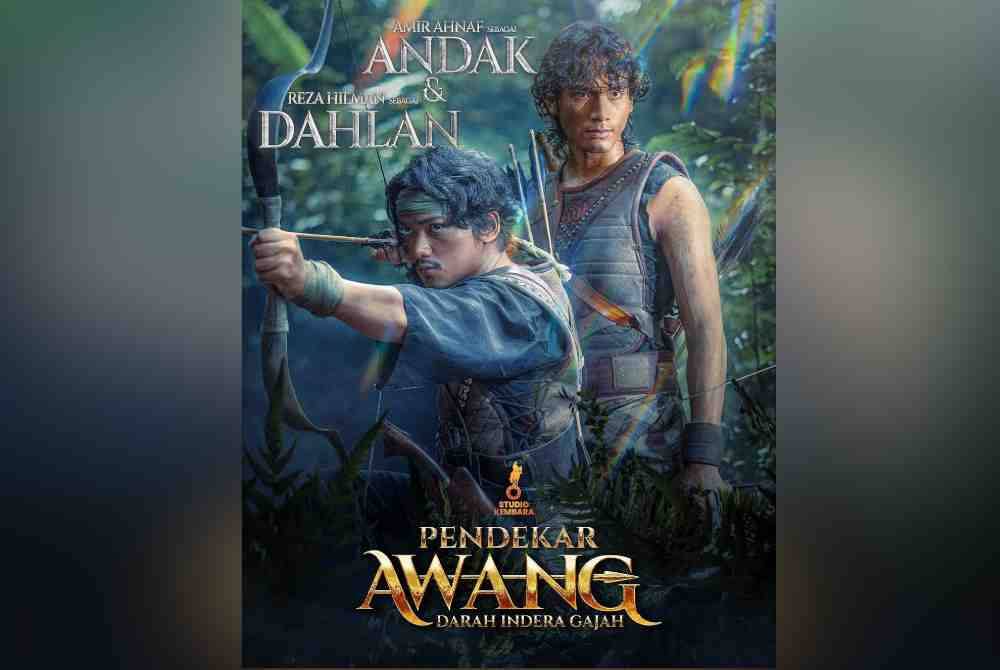 Amir antara pelakon yang menjayakan Pendekar Awang: Darah Indera Gajah.