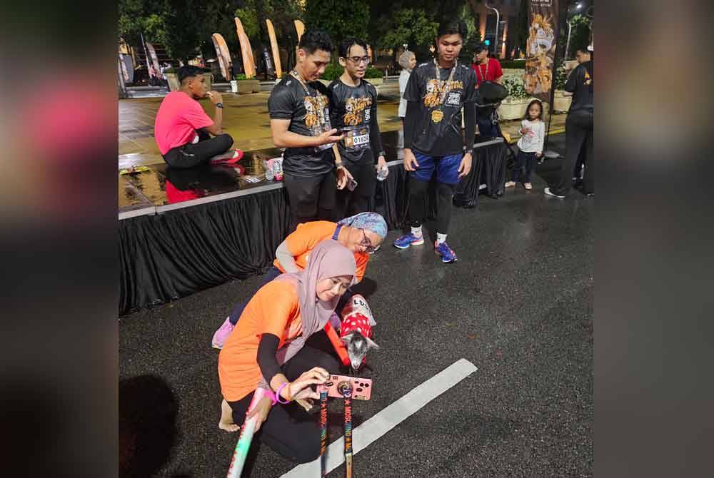 Nami ketika di Unicorn Fun Run di Putrajaya pada 23 Disember lalu.