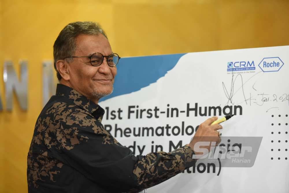 Dr Dzulkefly Ahmad hadir ke Majlis Clinical Research Excellence in Early Phase and People Development pada Khamis. Foto Sinar Harian MOHD RAFIQ REDZUAN HAMZAH