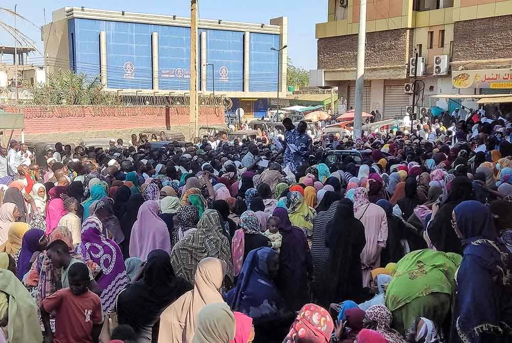 Di seluruh Sudan, hampir 25 juta penduduk akan memerlukan bantuan kemanusiaan pada 2024. Foto AFP
