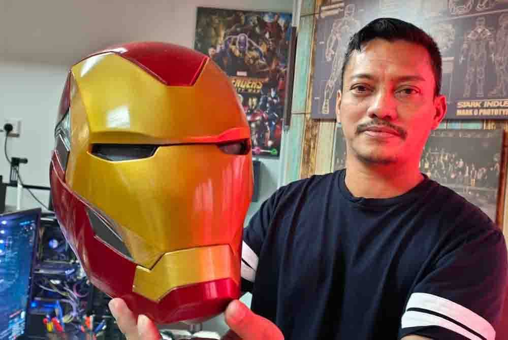 Mohd Rostam berpuas hati dengan hasil kreatif yang dihasilkan.