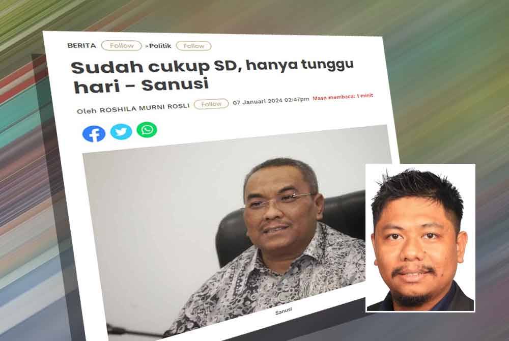 Laporan Sinar Harian pada Ahad. Gambar kecil: Ariff Aizuddin