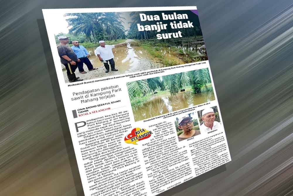 Laporan Sinar Harian pada 3 Januari lalu.