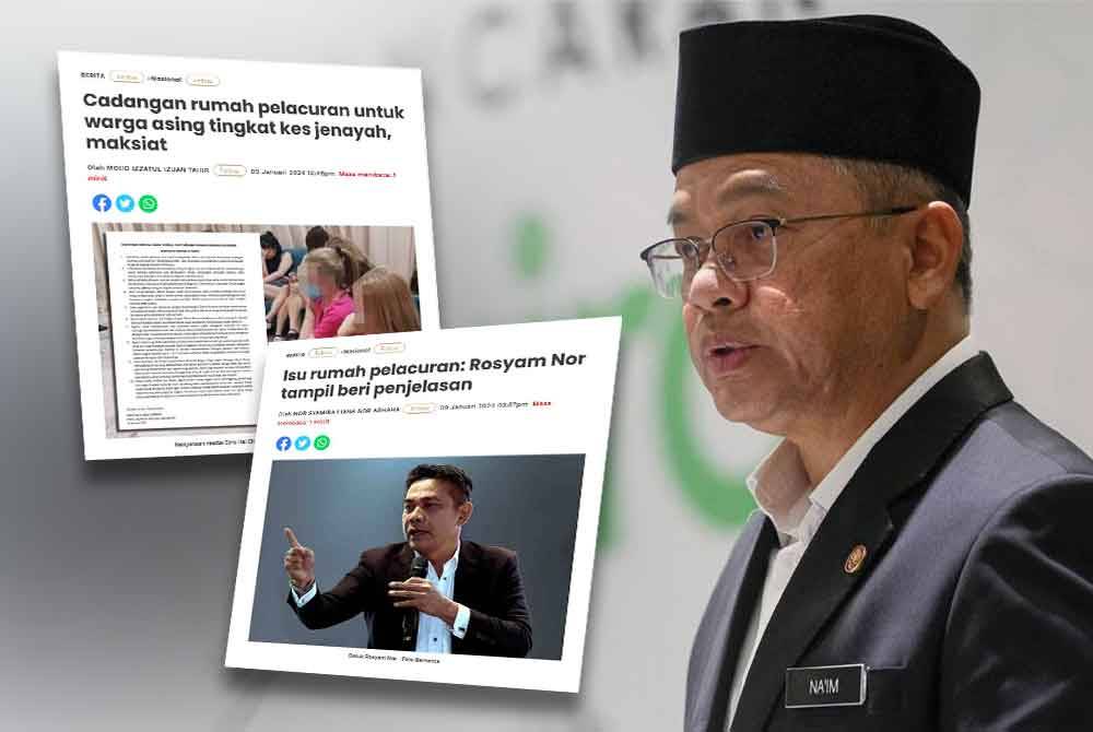 Mohd Na'im. Gambar kecil: Laporan Sinar Harian