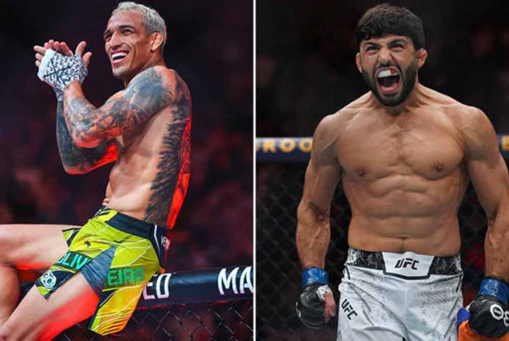 Oliviera (kiri) dan Tsarukyan akan bertarung di UFC 300. Foto Agensi