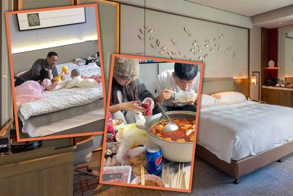 Keluarga itu juga tidak perlu membayar caj tambahan untuk bekalan elektrik, air, parkir atau sistem pemanas memandangkan ia terkandung dalam pakej bilik tersebut. Foto Agensi